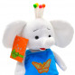 Мягкая игрушка Слон Тося «Копиця» белый мех искусственный 32 см (00111-312)