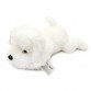 Мягкая игрушка собачка Спаниель белый мех искусственный свет 45*20*15 см, (BL0912)