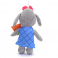 М'яка іграшка Слоник «Копиця» на присоску сірий хутро штучний 27 см (21316-2)