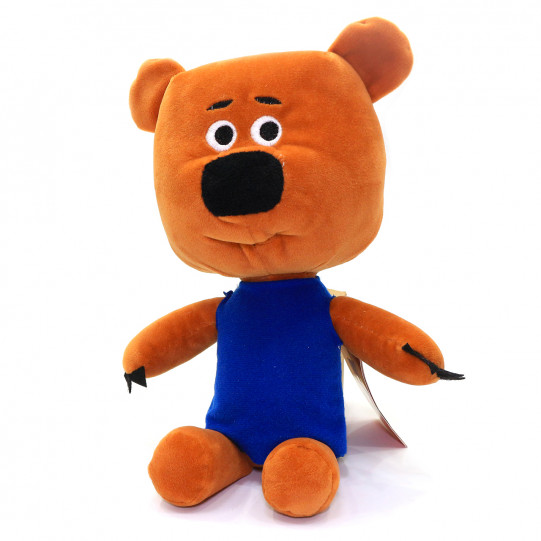 М'яка іграшка ведмежа Інокентій «Kinder Toys» м-ф Ми-ми-ведмедики коричневий 30 см (00242-1)
