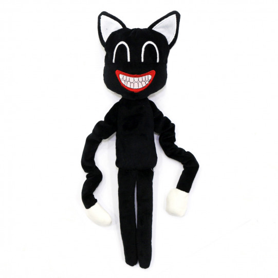 М'яка іграшка Картун Кет «Kinder Toys» Cartoon Cat Мультяшний Кіт чорний 32*12*10 см (00216-01)