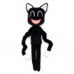 Мягкая игрушка Картун Кет «Kinder Toys» Cartoon Cat Мультяшный Кот черный 32*12*10 см (00216-01)