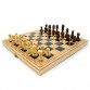 Настольная игра 3в1 Шахматы Шашки Нарды дерево 29*29*4 см (820)
