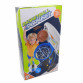Баскетбольное кольцо на стойке «Basketball Play Set» мяч насос регулируемая высота 109-145 см (MR 0604)