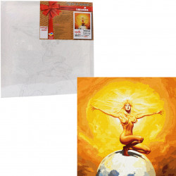 Картина по номерам Идейка «Владычица солнца» с красками металлик 50x50 см (КНО9543)