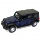 Машинка металева Jeep Wrangler Unlimited Rubicon "Bburago" Джип Вранглер синій 13*6*5 см (18-43012)