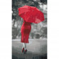 Картина за номерами Ідейка "Червона парасолька" 30x50 см (КНО2655)