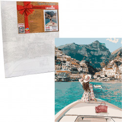Картина за номерами Ідейка "Подорож на яхті" 40x50 см (КНО4614)