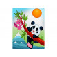 Картина за контуром Ідейка «Бешкетна панда» 18x24 см (7130)
