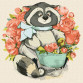 Картина за номерами Ідейка «Маленький флорист» 30x30 см (КНО4224)