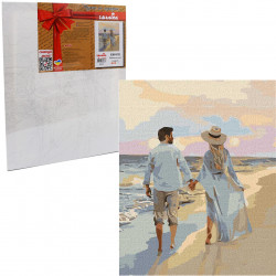 Картина за номерами Ідейка "Побачення на пляжі" 40x50 см (КНО4791)