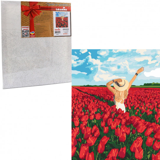 Картина за номерами Ідейка «В полоні квітів » 40x50 см (КНО4721)