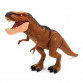 Игрушечный интерактивный Динозавр Тираннозавр «Bambi» коричневый ходит свет звук 50*29*11 см (RS6192)
