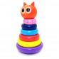 Розвиваюча іграшка дерев'яна пірамідка Сова Fun Game 15*9*9 см (91552)