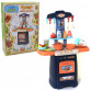 Игровой набор детский Fun Game «Сучасна Кухня» свет звук 29 аксессуаров Синий 62 см (7425)