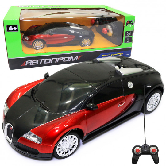 Игровая машинка на радиоуправлении Бугатти «Автопром» Bugatti красный 18*4*9 см (8810)