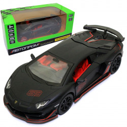 Машинка ігрова Автопром "Lamborghini Aventador SJV" Ламборгіні чорний 15*3*6 см (68472)