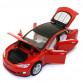 Іграшкова металева машинка Tesla «Автопром» Тесла світло звук червоний 15*5*6 см (6614)