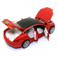 Іграшкова металева машинка Tesla «Автопром» Тесла світло звук червоний 15*5*6 см (6614)