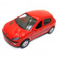 Машинка металева Peugeot 307 «Автосвіт» Пежо червоний світло звук 12*5*5 см (AS-2119)