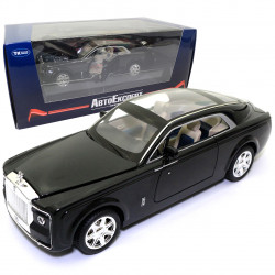 Машинка ігрова Rolls-Royce «АвтоЕксперт» Роллс-Ройс метал чорне світло звук 21*6*7 см (EL-8737)