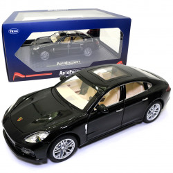 Машинка ігрова Porsche Panamera «АвтоЕксперт» Порше Панамера метал чорний світло звук 20*6*8 см (GT-3136)