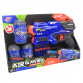 Игровой набор Бластер AirBlaster Play Game с банками 12 патронов синий 37*23*7 см (928-2)