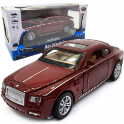 Іграшкова машинка металева Rolls-Royce «АвтоЕксперт» Роллс-Ройс червоний звук світло 15*4*6 см (19302)