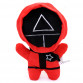 М'яка іграшка Гра в кальмара Робочий «StarToys» Трикутник червоний 25*15*9 см (C50226)