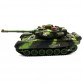 Танк на радиоуправлении Танковый бой «World of tanks» зеленый фигурка свет звук 40*15*16 см (9995)