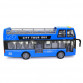 Машинка игрушечная Городской автобус «Автопром» синий звук свет от 3 лет 28*11*7 см (7952AB)