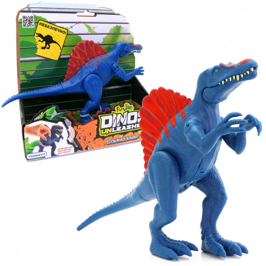 Іграшковий інтерактивний динозавр Спинозавр "Dinos Unleashed" серії Realistic звук 13*25*6 см (31123S)