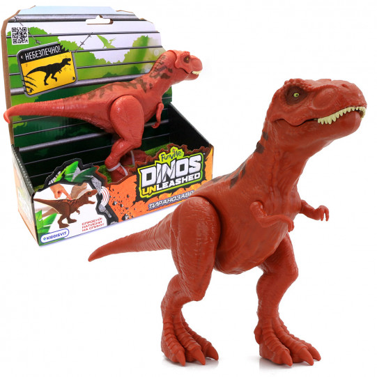 Іграшковий інтерактивний динозавр Тиранозавр «Dinos Unleashed» серії Realistic звук 13*25*7 см (31123T)