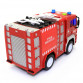 Машинка игровая Пожарная машина «Автопром» Пожарная охрана красный свет звук 18*11*8 см (7675ABC)
