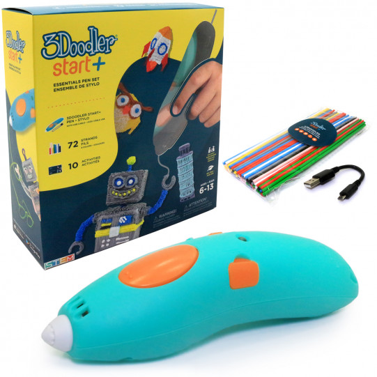 3D-ручка 3Doodler StartPlus для дитячої творчості базовий набір Креатив 72 стрижня (SPLUS)
