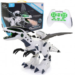 Интерактивный Робот Динозавр на радиоуправении X.Y.Y.Toys ходит пар свет звук стреляет 65*30*40 см (0878)