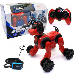 Інтерактивна іграшка Stunt собака-робот на радіоуправлінні червоний 23*25*23 см (666-800a)
