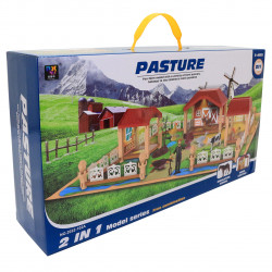 Ігровий набір Ферма «Pasture» фігурки тварин 44*25*11 (2022-102A)