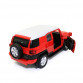 Іграшкова машинка металева Toyota FJ Cruiser Автопром Тойота джип червоний світло звук 14*5*6 см (68304)