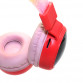 Бездротові навушники з вушками та рогом Unicorn KD80 Єдиноріг з підсвічуванням 17*21*7 см (red)