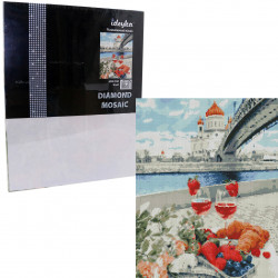 Набір для творчості алмазна мозаїка Ідейка «Романтичний пікнік» 40x50 см (АМО7040)