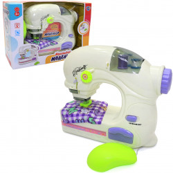 Детская швейная машинка игрушечная Маленький модельер Limo Toy свет защита рук 23*20*9 см (6972A)