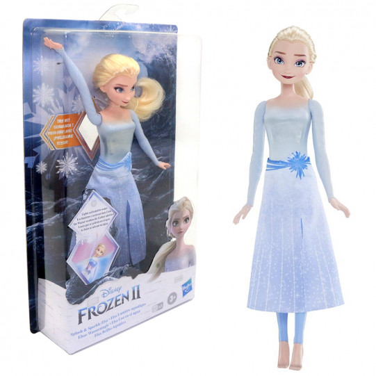 Кукла Эльза Холодное сердце 2 Морская Hasbro Frozen Elza свет плавает в воде 29 см (F0594)