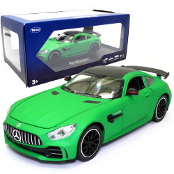 Іграшкова машинка металева Mercedes-Benz AMG «АвтоЕксперт» Мерседес чорний звук світло 15*6*5 см (26902)