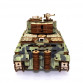 Деревянный 3D конструктор Танк Тигр UnityWood «Tank Tiger» 100 деталей 24*10,5*11 см (UW-014)