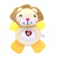 Іграшка для малюків, м'яка брязкальце TK Group, лев, світло, звук, укр. мова (53796)