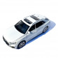 Іграшкова машинка металева Audi Q8 (Ауді) «Автопром», білий, батар., світло, звук, відкр.двері, від 3р., 16*6*5, (6615)
