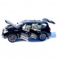 Іграшкова машинка металева Nissan Patrol (Ниссан) «Автопром», чорна, батар., світло, звук, відкр.двері, від 3 років, 22*9*8, (7573)