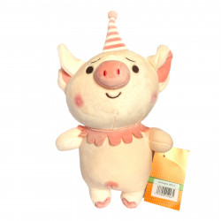 Мягкая игрушка Копиця "Свинка Дени",  розовая, 30*20*13см, 25473-4