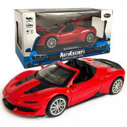 Машинка іграшкова дитяча металопластикова, АвтоЕксперт, Ferrari J50 (Феррарі) червона, 15*6*5см, (40408)